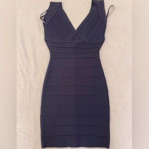 Herve Leger “Lane” bandage dress. Pacific Blue. XXS/XS